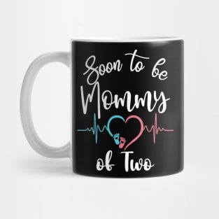 Soon To Be Mommy Of Two Pregnancy Announcement Mug